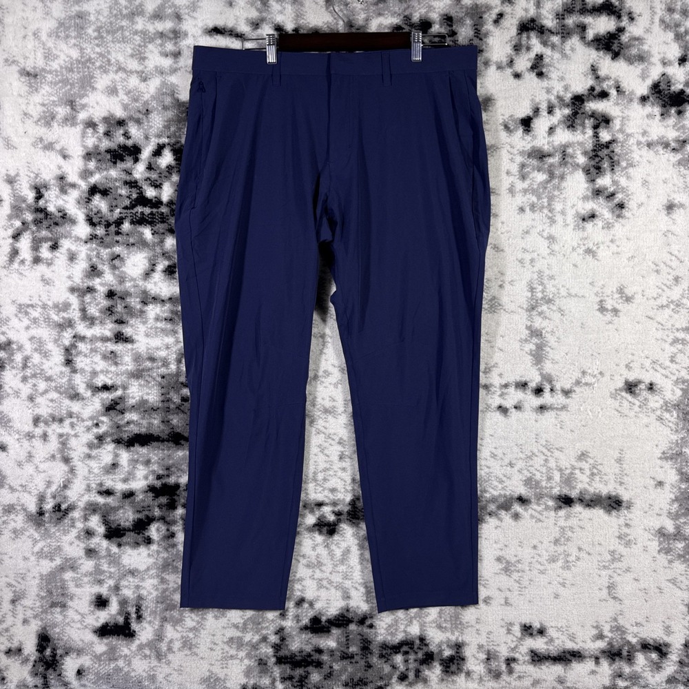 New Fabletics The Only Pant Mens Size 38x29 Navy Blue Performance Stretch Office